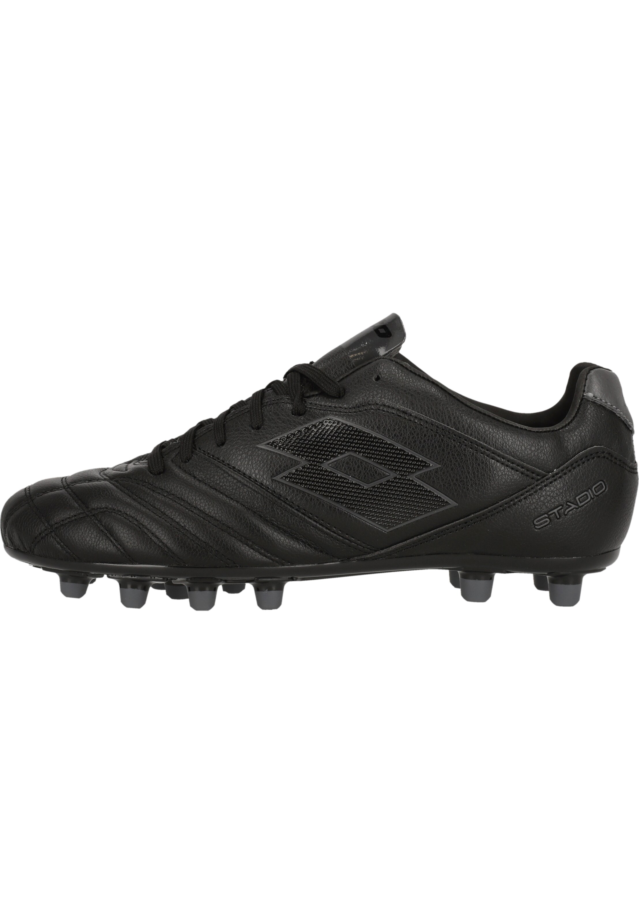 LOTTO Soccer Cleats 'Stadio 300 III' in Black: front
