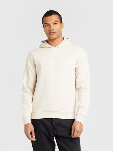Sweat-shirt 'BEAU' GUESS en gris : devant