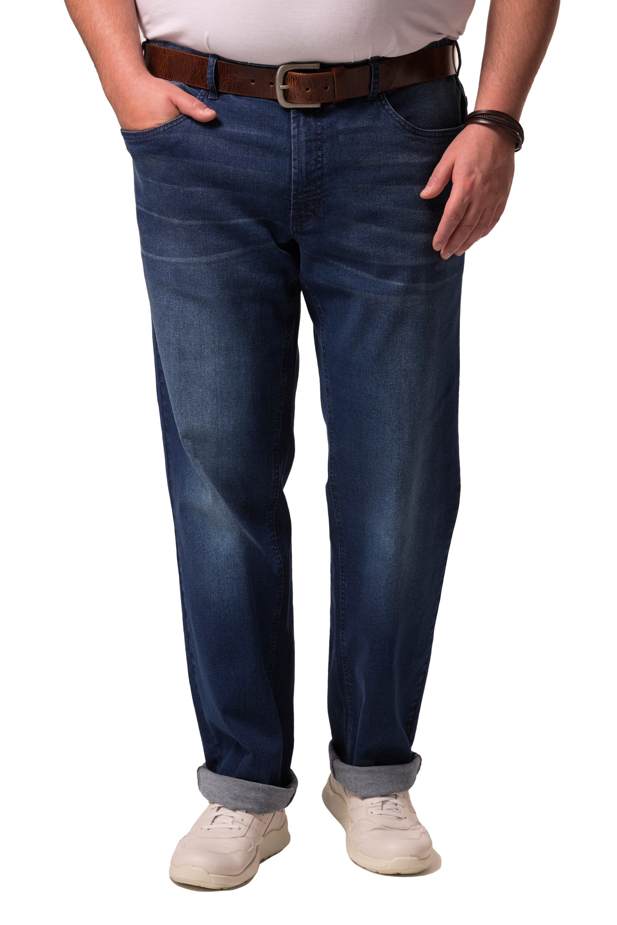 Loosefit Jean Men Plus en bleu : devant