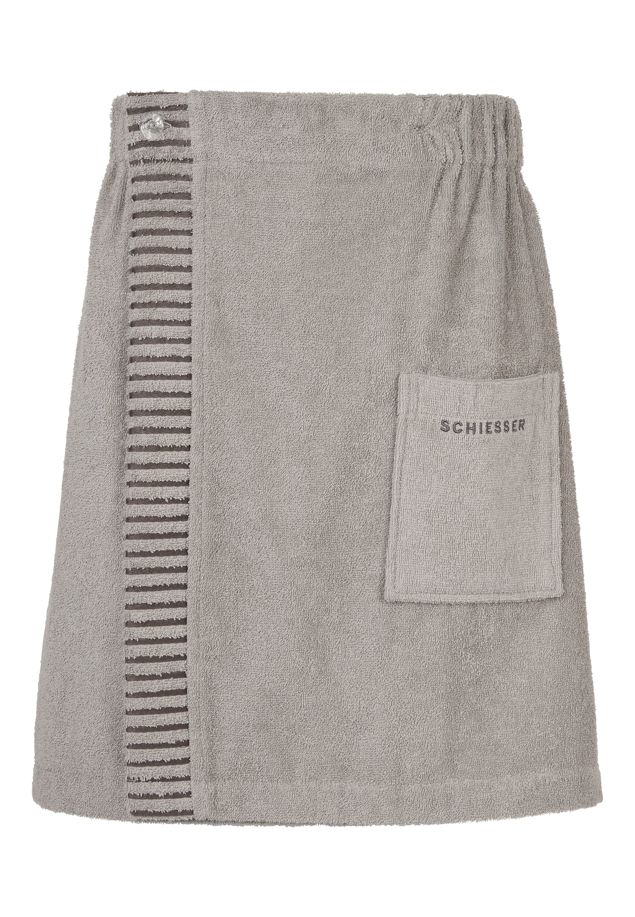 SCHIESSER Towel 'Rom' in Grey: front