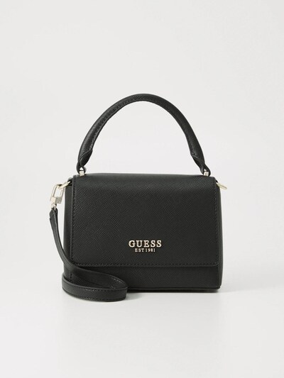 GUESS Sac à bandoulière 'Guess Sac Bandoulière Bramina Small Satche Black' en One Size en noir, Vue avec produit