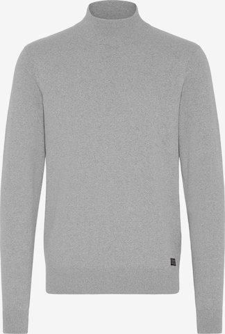 !Solid Rollkragenpullover ' SDAKALMO ' in Grau: Vorderseite