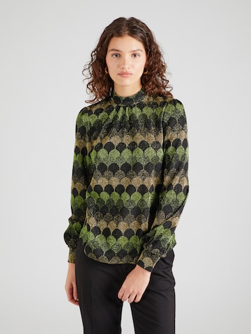 King Louie Bluse 'Phoebe' in Grün: Vorderseite
