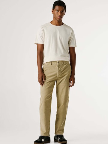 regular Pantaloni chino 'Corduroy' di Pepe Jeans in beige
