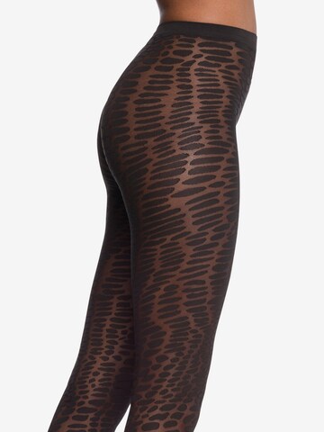 Collant 'Croco' di Wolford in nero