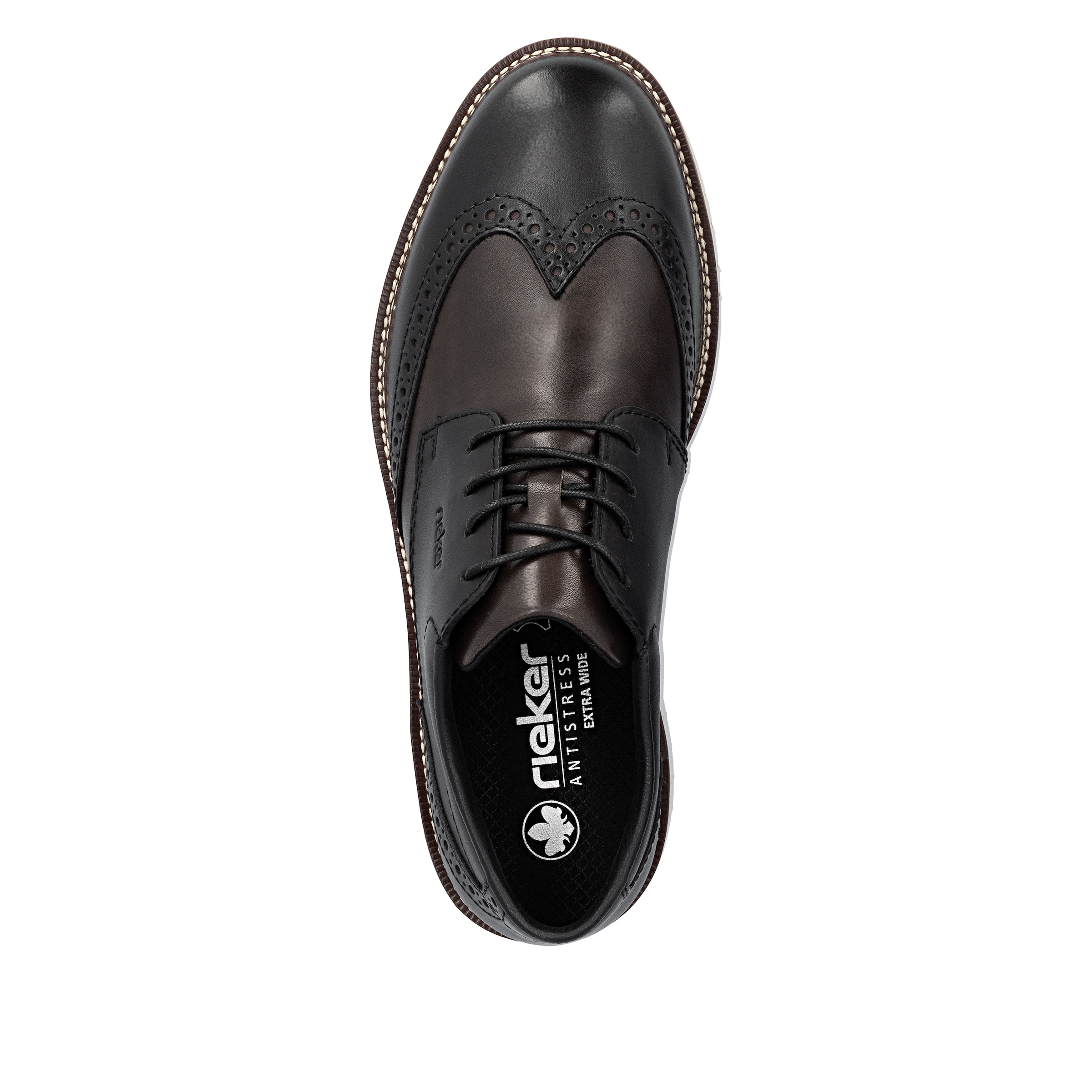 Rieker Schnürschuh in Schwarz