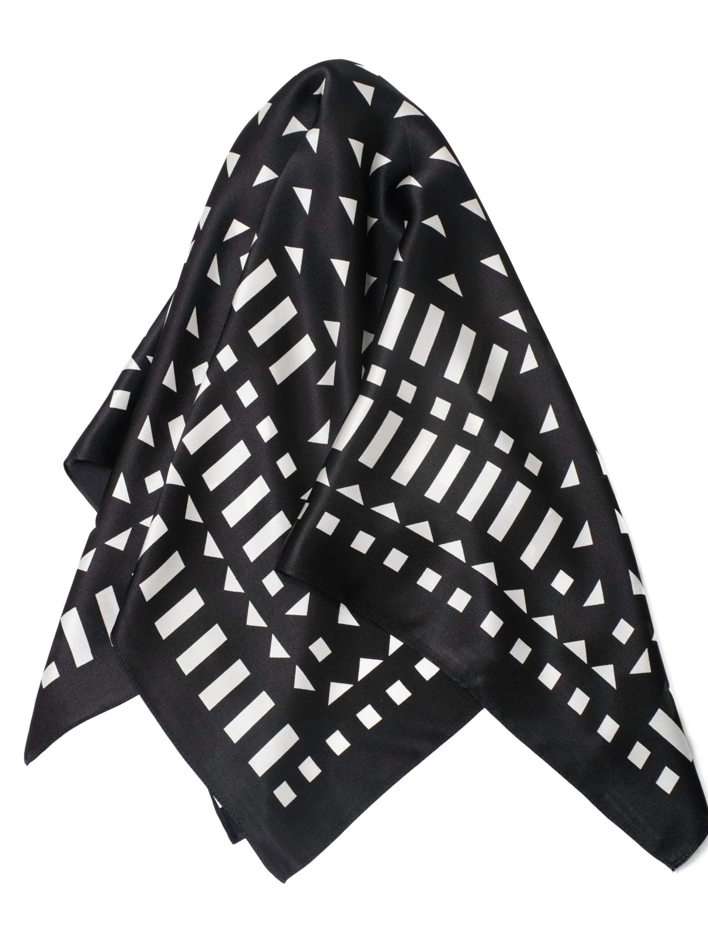MayTree - Chal 'Seidentuch Domino' en negro