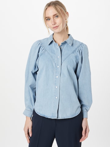 Camicia da donna di ONLY in blu: frontale