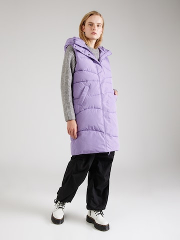 Gilet 'Wanda' mazine en violet : devant