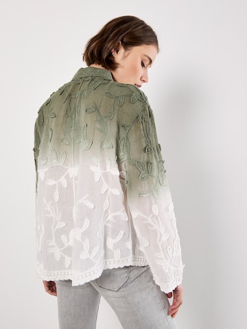 Chemisier ' ' Apricot en vert