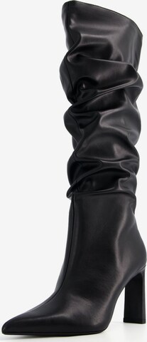 Bottes Bershka en noir : devant