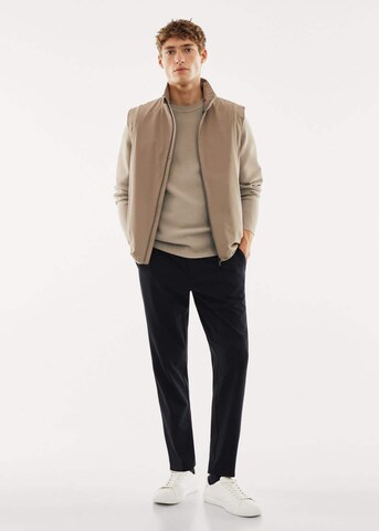 MANGO MAN Pullover 'luxus' in Beige