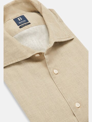 Boggi Milano Regular fit Button Up Shirt in Beige