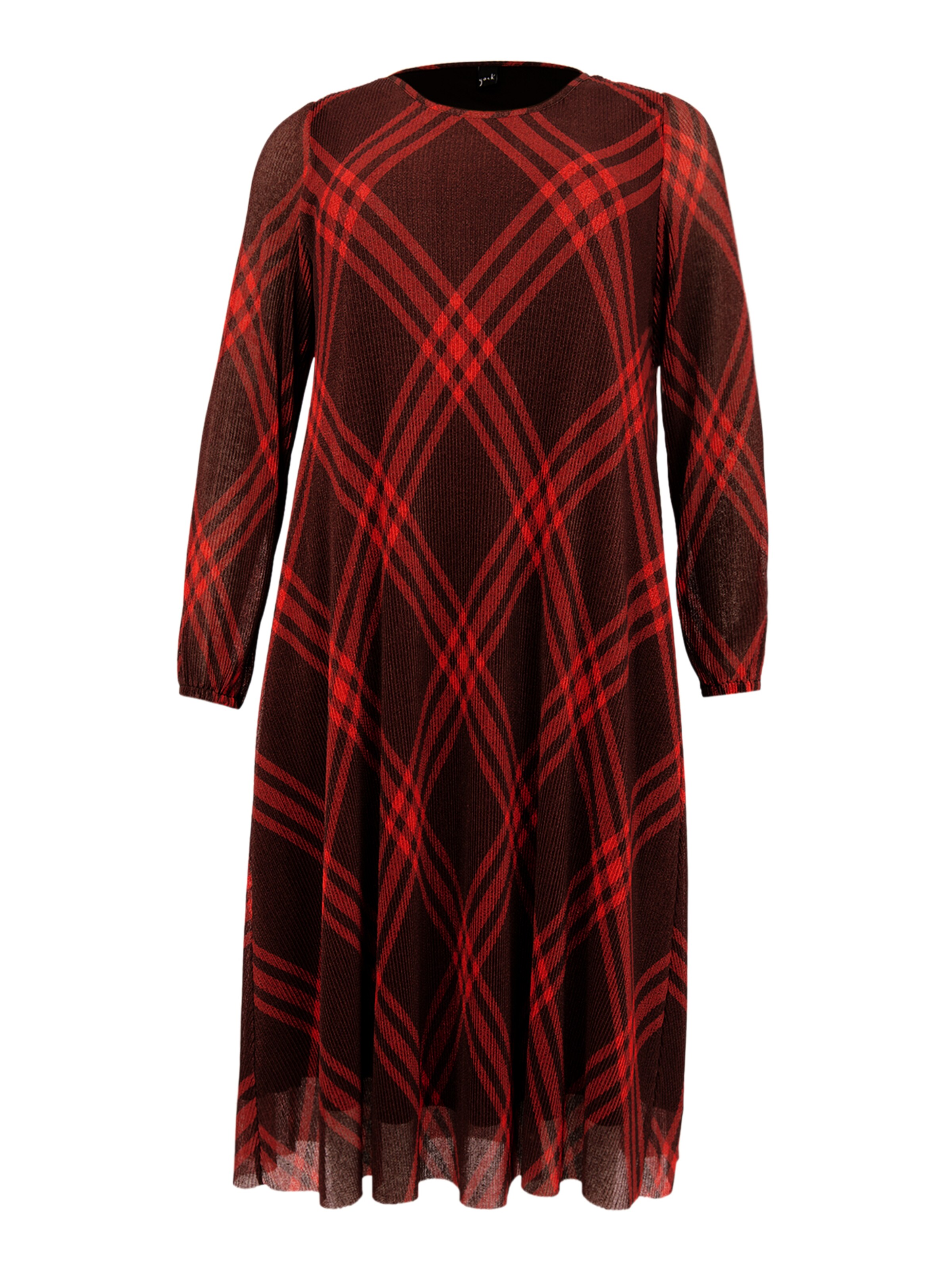 YOEK Dress in Red: front