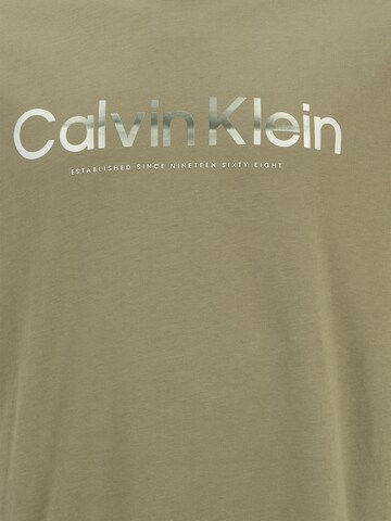 Calvin Klein Big & Tall Μπλουζάκι σε πράσινο