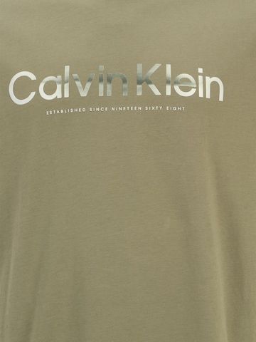 Calvin Klein Big & Tall Shirt in Green