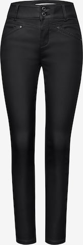 Street One Studio Slim fit Pants in Black: front