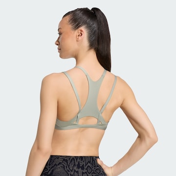 ADIDAS PERFORMANCE Μπουστάκι Αθλητικό σουτιέν 'Optime Workout' σε πράσινο