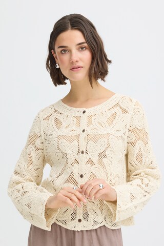 Fransa Bluse 'FRPRIM CAR 1' in Beige: Vorderseite