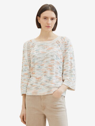 TOM TAILOR Pullover in Beige