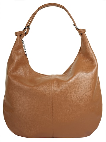Cabas Cluty en marron : devant
