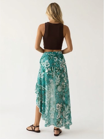Miss June Rok 'Jupe Asymetrique Izzy' in Blauw