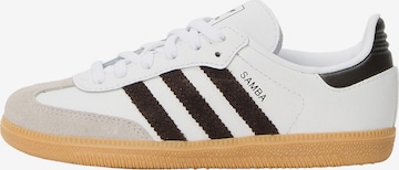 balta ADIDAS ORIGINALS Sportbačiai 'SAMBA': priekis