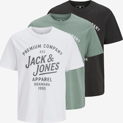 Jack & Jones Premium Majica 'JPRBLUZANE' veličine S u menta / crna / bijela, Pregled proizvoda