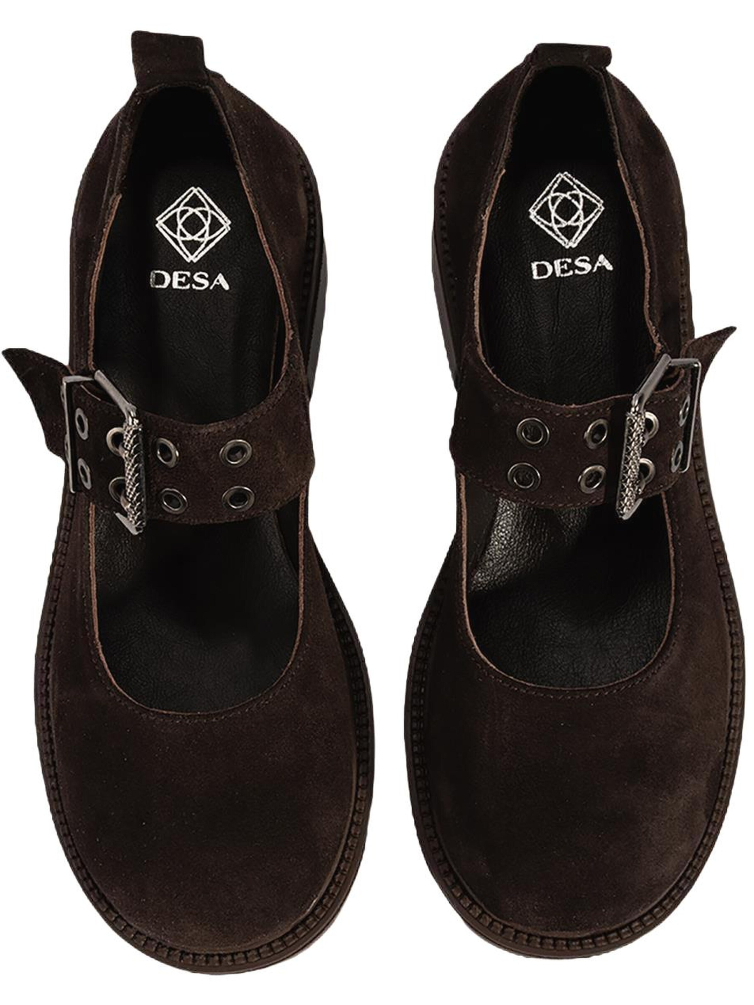 Desa Slipper 'Slip-Ons'‌ in Braun