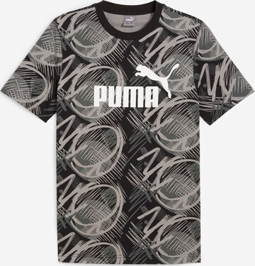 T-Shirt fonctionnel 'POWER' PUMA en noir : devant