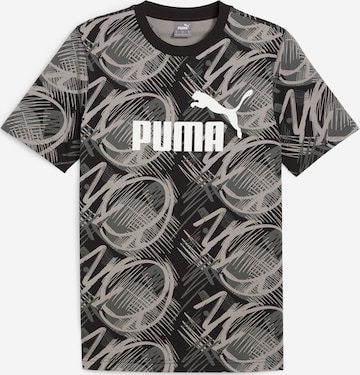 PUMA Functioneel shirt 'POWER' in Zwart: voorkant