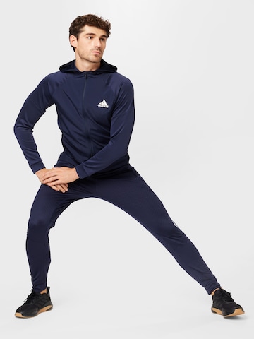 mėlyna ADIDAS SPORTSWEAR Sportinė striukė