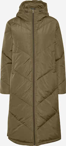 SOAKED IN LUXURY Winter Jacket 'Mylo ' in Green: front