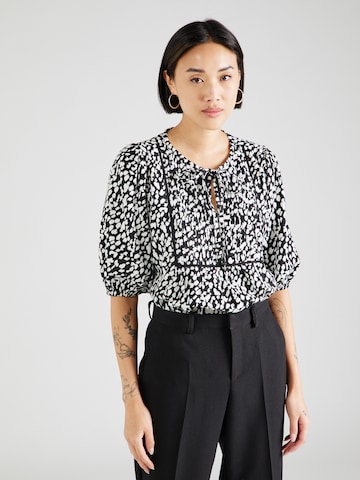 Marks & Spencer Blouse in Zwart: voorkant