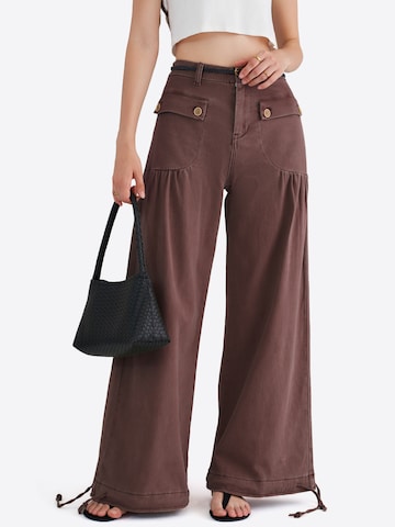 Imily Bela Wide leg Jeans in Brown