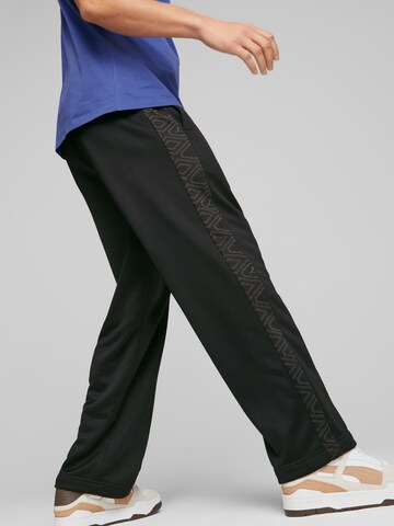 Regular Pantalon PUMA en noir