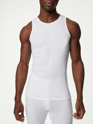 Maillot de corps Marks & Spencer en blanc : devant