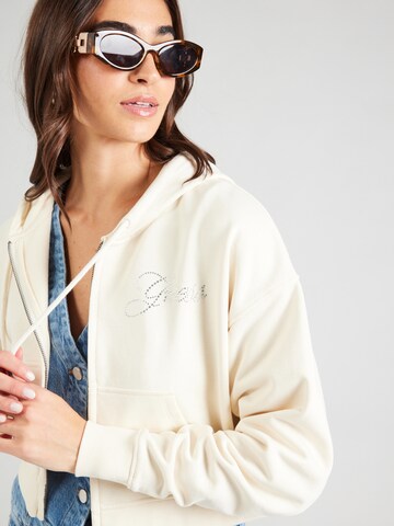 GUESS Originals Sweatjacka 'GO' i beige