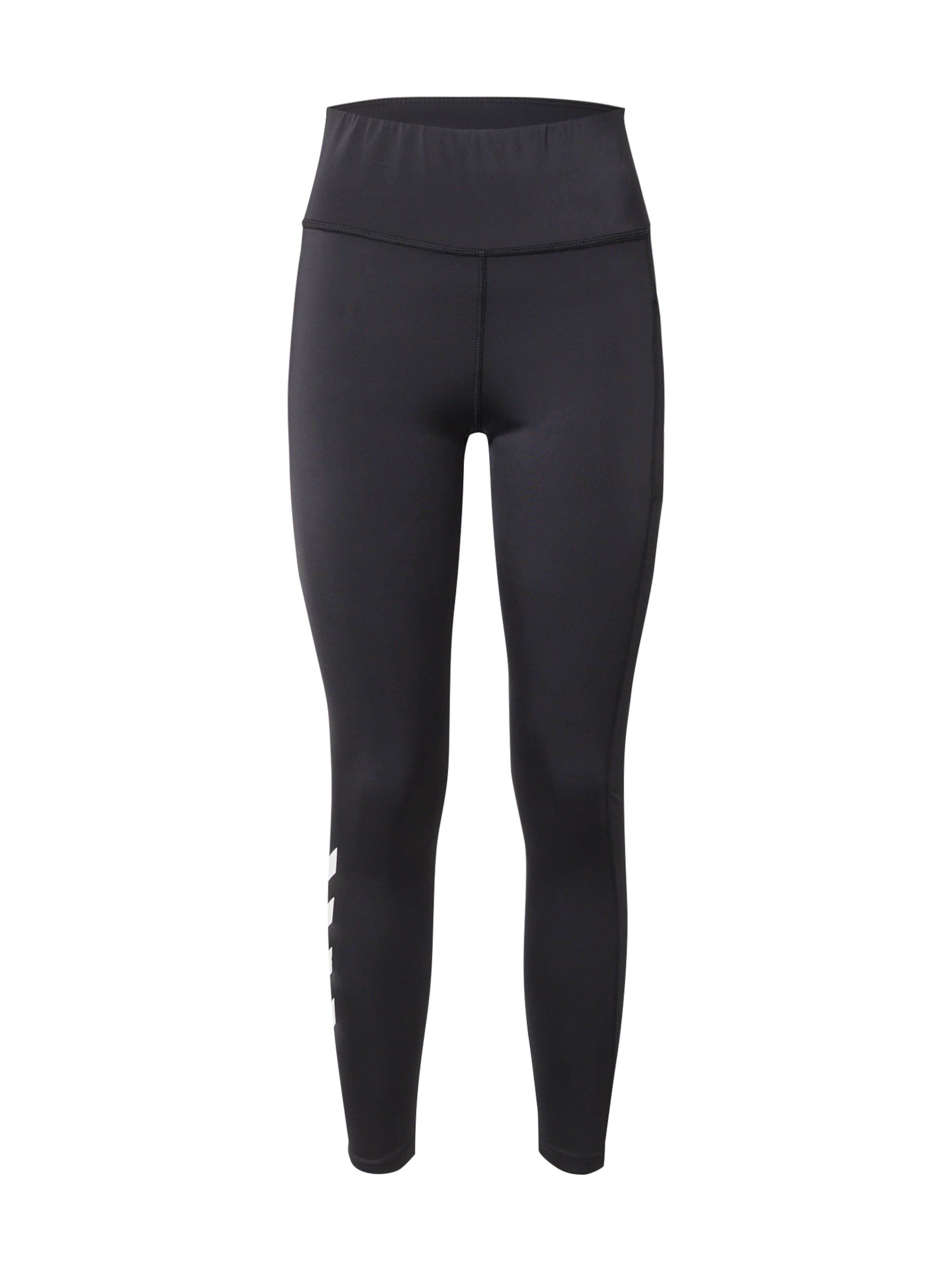 Hummel Skinny Sporthose 'Tola' in Schwarz: Vorderseite