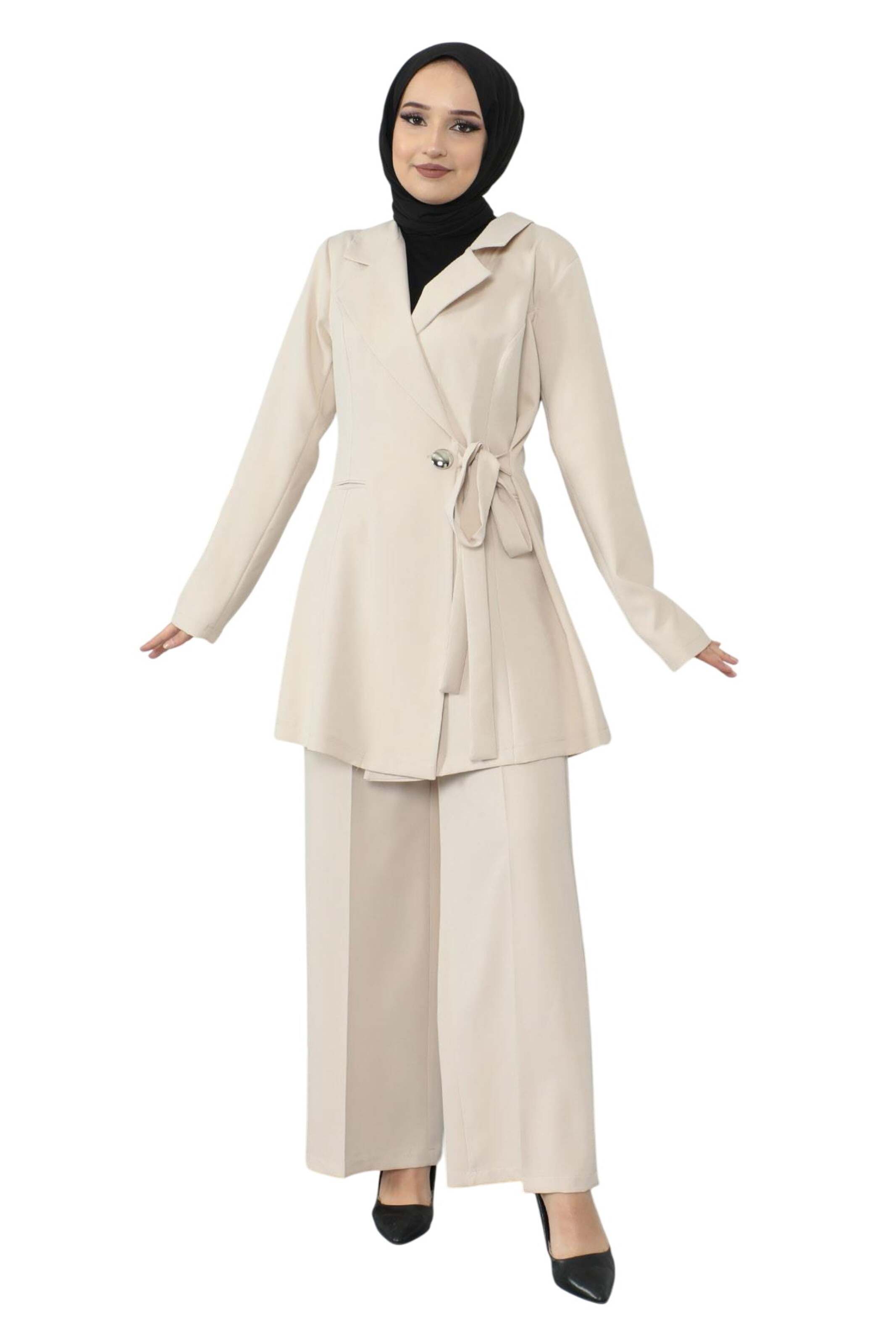 MODAMIHRAM Broekpak in Beige