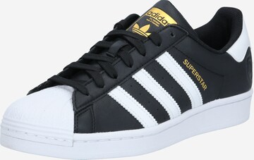 ADIDAS ORIGINALS Trampki niskie 'Superstar Vegan' w kolorze czarny: przód