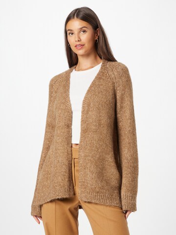 ONLY Knit Cardigan 'NEW BENIN' in Brown: front