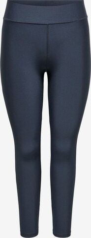 ONLY Curve Skinny Sportbroek in Blauw: voorkant