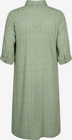 Zizzi Shirt Dress 'XDORTHEA' in Green