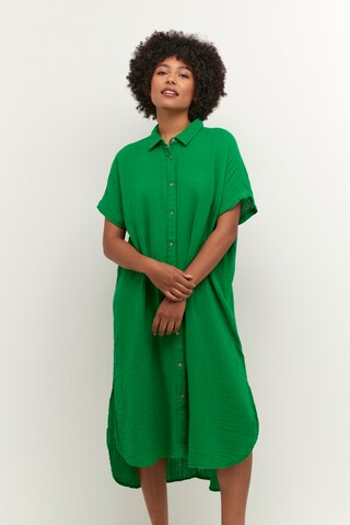 CULTURE Shirt dress in Green: front