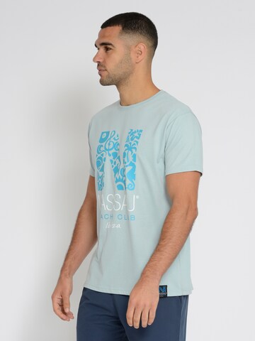 NASSAU Beach Club Shirt in Blau