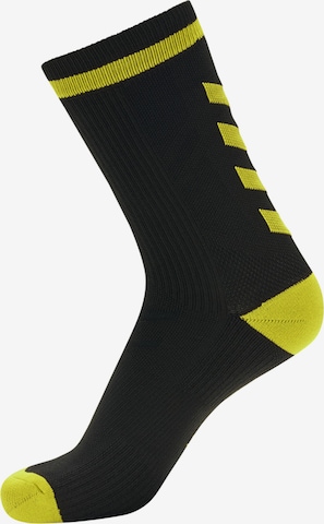 Hummel Athletic Socks 'ELITE INDOOR' in Black: front