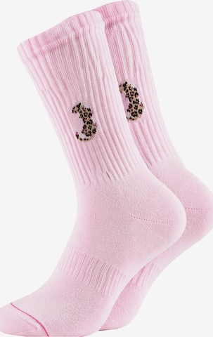 ooley Ankle Socks in Pink: front