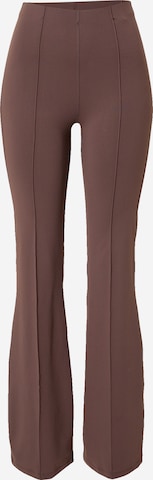 GUESS Flared Workout Pants 'AGGIE' in Brown: front