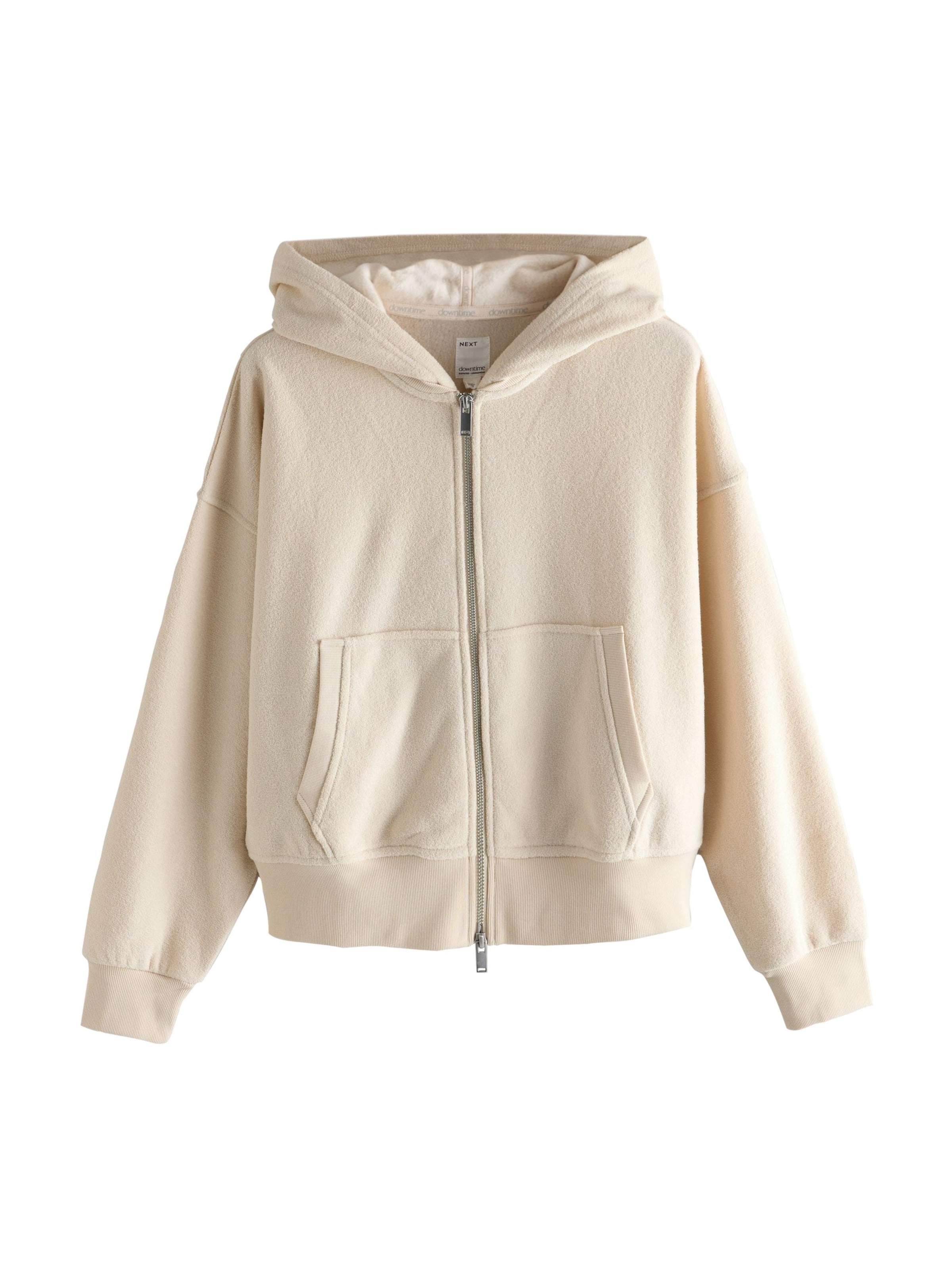 Next Veste de survêtement en écru, Vue avec produit